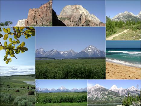 Scenic Rocky Mountains Outdoors Collage.Jpg