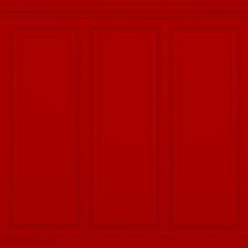 classic red wall ,3d render