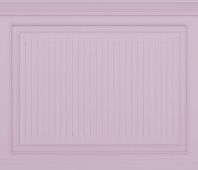 classic pink wall ,3d render