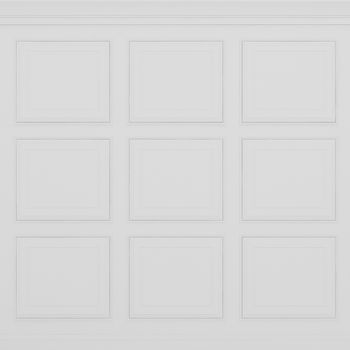 classic white wall ,3d render 