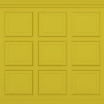 classic yellow wall ,3d render 