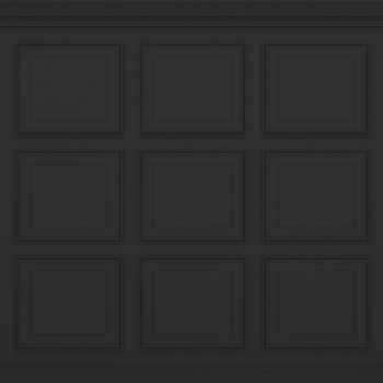 classic black wall ,3d render 