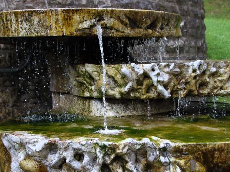 Water Fountain at Pass Lueg in Austria with Healing Water