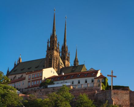 Cathedral of Saints Peter and Paul in Brno in the Czech Republic.