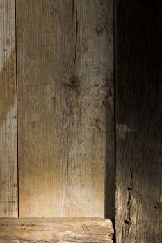 Fragment of an old wooden door as a background