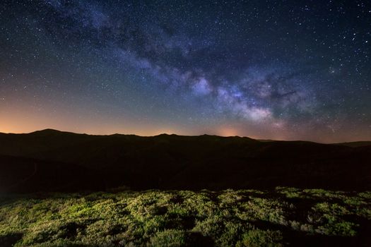 Milky Way over Sierra de la Demanda