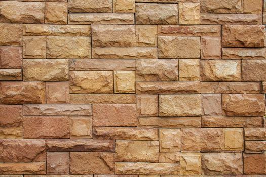 construction texture of brick stone wall for exterior background