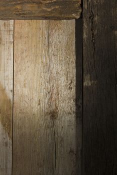 Fragment of an old wooden door as a background