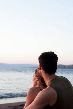 Couple Watching Seaside