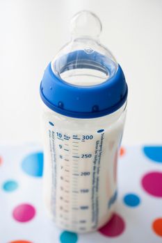 baby bottle with milk