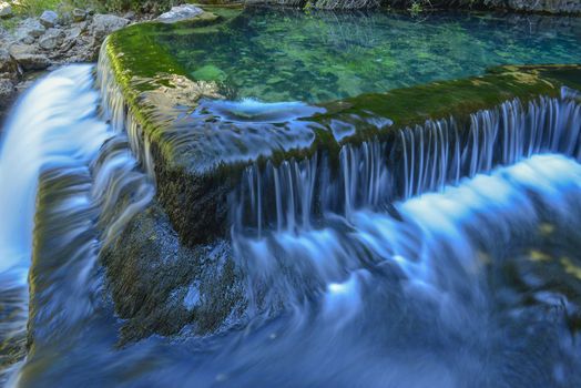 first source of water of the waterfall