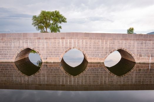 historic arched bridge