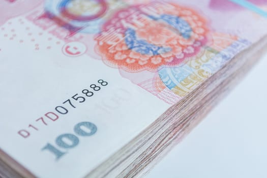 China's sacred number is 888(Triple eight) on yuan banknotes