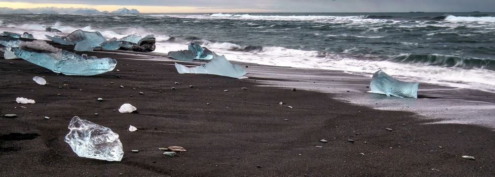 View of Jokulsarlon Beach