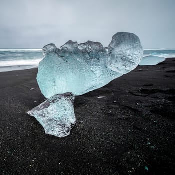 View of Jokulsarlon Beach