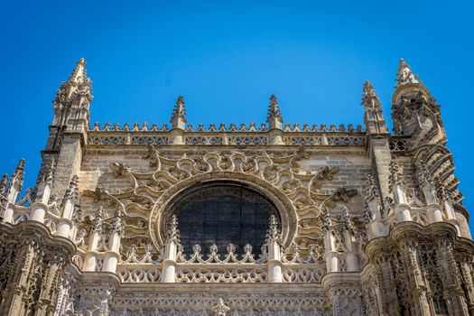 The Cathedral in Seville, the worlds largest gothic cathedral built on the site of a former mosque