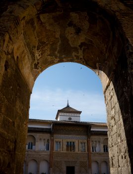 The Alcazar palace at Seville, Spain, Europe