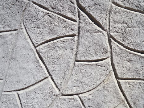 Details of decorative stone wall in light earth colors