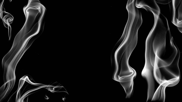 Abstract background with white smoke. 3d rendering.