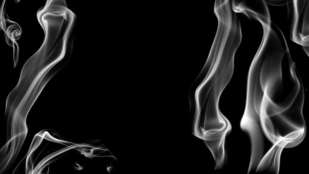Abstract background with white smoke. 3d rendering.