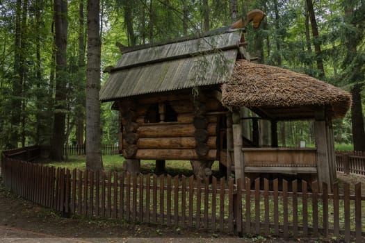 The hut on chicken legs, Abramtsevo, Russia, the golden ring