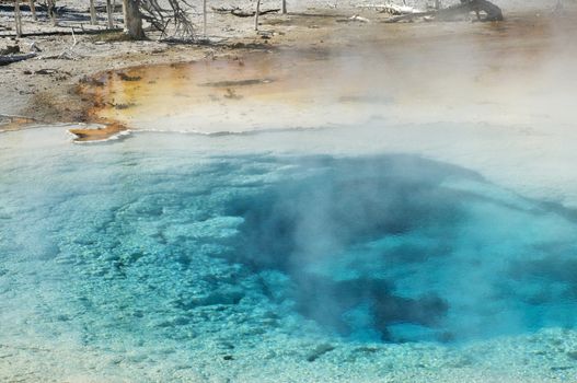 Fumarole by Fountain Paint Pots of Yellowstone National Park, Wyoming