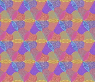 Abstract colorful flower is seamless patterns can be used for wallpaper pattern fills and background.