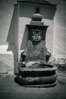 Water for horses in the city of Cordoba, Spain, Europe