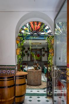 A water well inside a house in Cordoba, Spain, Netherlands on a hot summer day