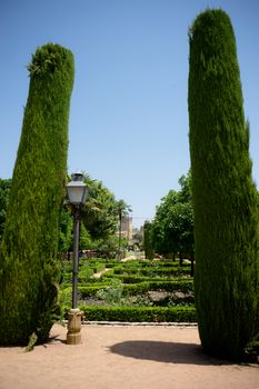 The jardines of the Alcazar de los Reyes Cristianos