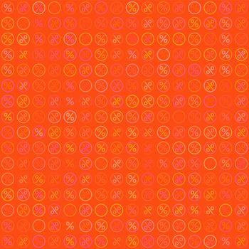 Percent seamless business background. Discount illustration. Economic finance promotion pattern