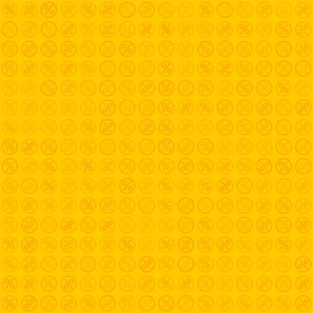 Percent seamless business background. Discount illustration. Economic finance promotion pattern