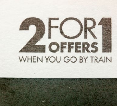black and white bargain offer 2 for 1