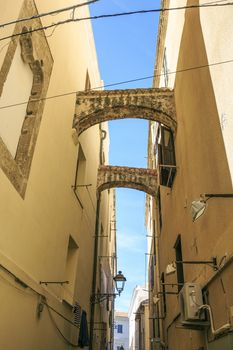 bicycle wheel in  Alguero , sardinia, italy