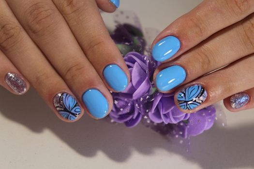 Manicure design nail polish gel for cute girls 2017