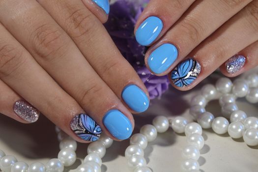 Manicure design nail polish gel for cute girls 2017