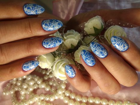 Here is presented one of the best manicure designs this year's Nail Ocean