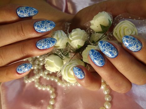 Here is presented one of the best manicure designs this year's Nail Ocean
