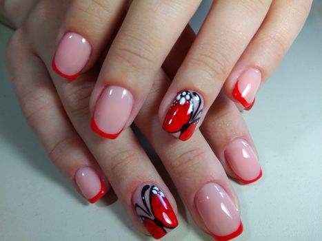 Here is presented one of the best manicure designs this year's Nail