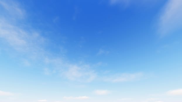 Cloudy blue sky abstract background, blue sky background with tiny clouds, 3d illustration