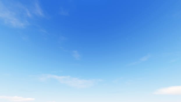 Cloudy blue sky abstract background, blue sky background with tiny clouds, 3d illustration