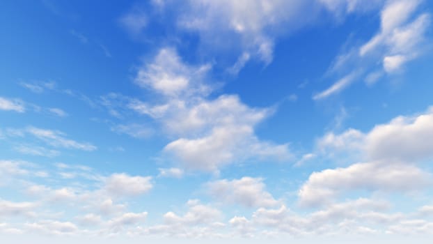 Cloudy blue sky abstract background, blue sky background with tiny clouds, 3d illustration