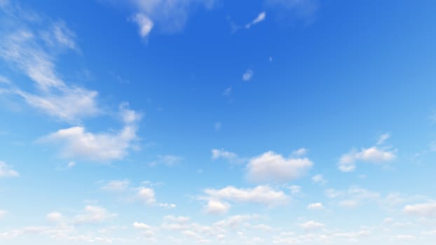 Cloudy blue sky abstract background, blue sky background with tiny clouds, 3d illustration