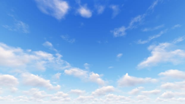 Cloudy blue sky abstract background, blue sky background with tiny clouds, 3d illustration