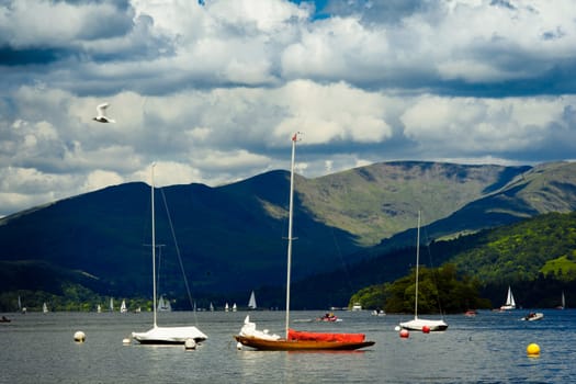 boats sailing in good weather