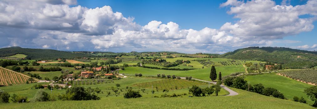 Countryside of Val d'Orcia in Tuscany