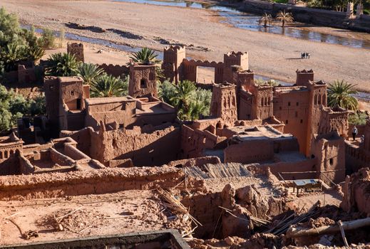 Kasbah Ait Ben Haddou, Morocco, Africa. UNESCO World Heritage Site.