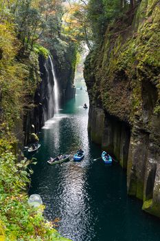 Yellow leaves at Takachiho Miyazaki Japan