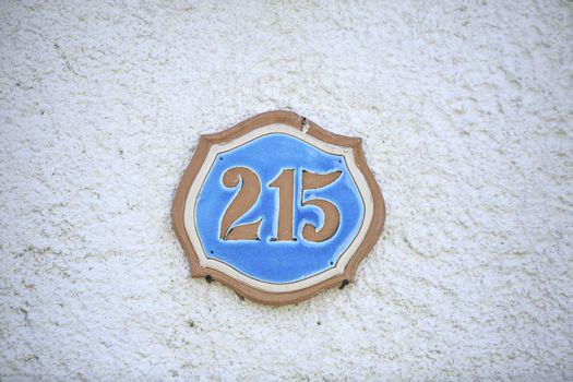 Number of  a street house