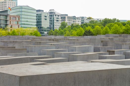 Jewish Holocaust Memorial monument in the city of Berlin